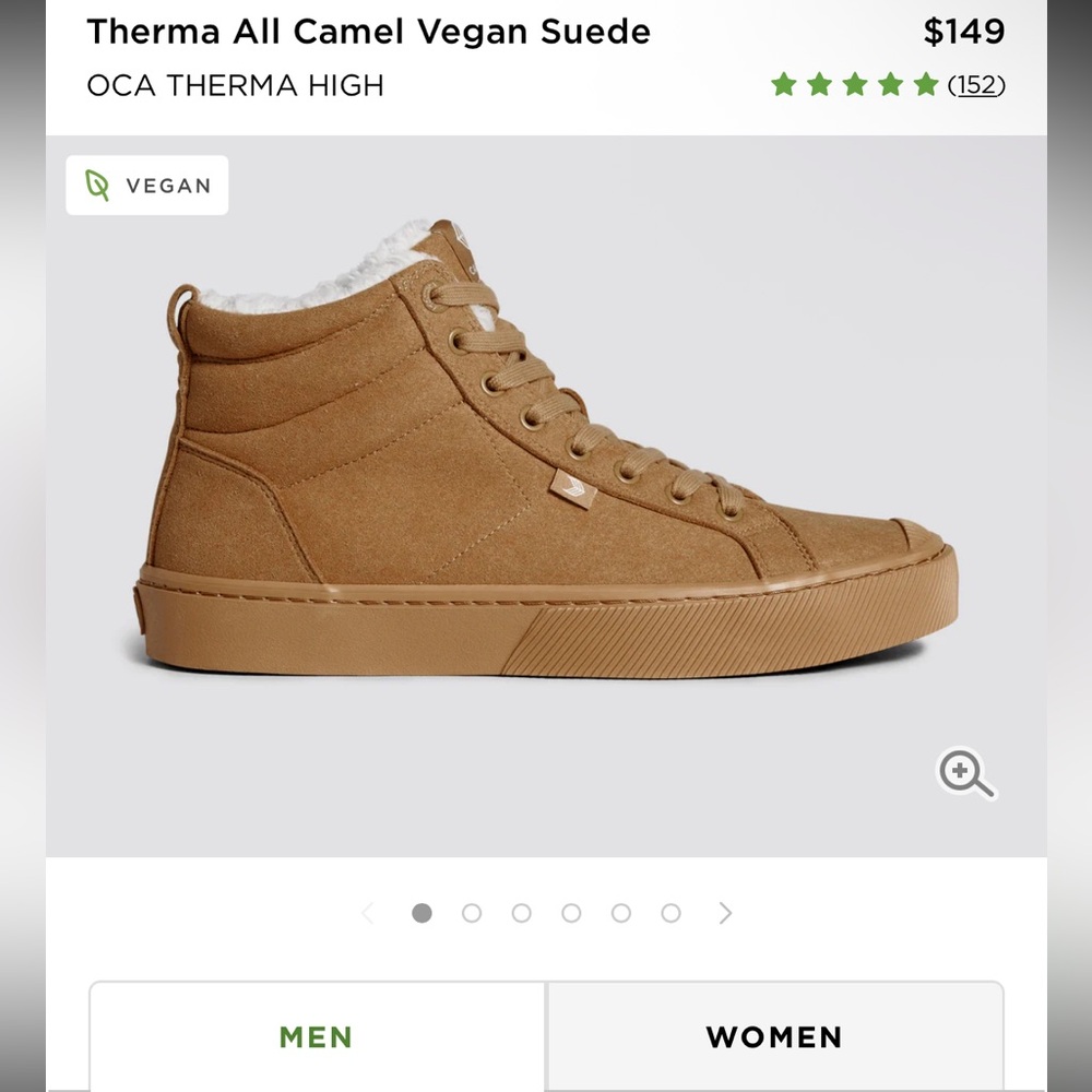 Cariuma Therma All Camel Vegan Suede unisex
